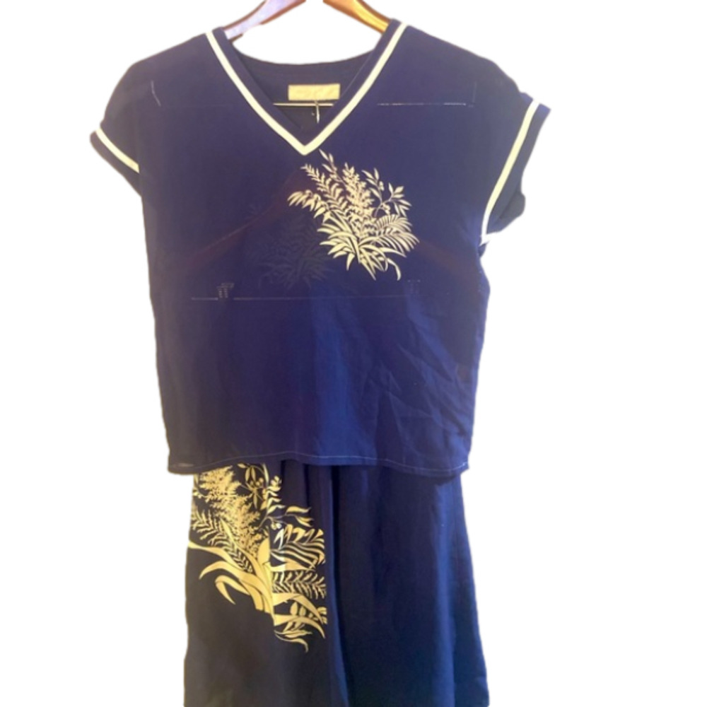 Vintage combo skirt top